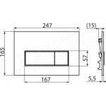 Клавиша AlcaPlast серия M370/ M371/ M372/ M378